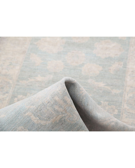 Serenity 2' 7" X 7' 5" Hand Knotted Wool Rug 2' 7" X 7' 5" (79 X 226) / Grey / Wool