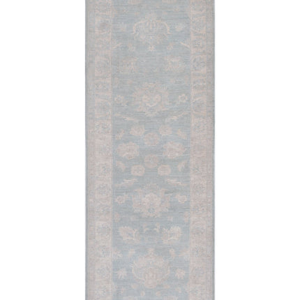 Serenity 2' 7" X 7' 5" Hand Knotted Wool Rug 2' 7" X 7' 5" (79 X 226) / Grey / Wool