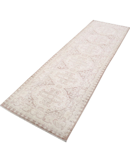 Serenity 2' 10" X 9' 1" Hand Knotted Wool Rug 2' 10" X 9' 1" (86 X 277) / Brown / Wool