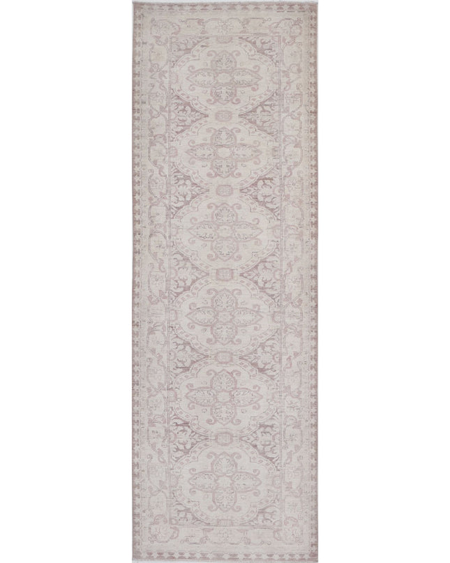 Serenity 2' 10" X 9' 1" Hand Knotted Wool Rug 2' 10" X 9' 1" (86 X 277) / Brown / Wool