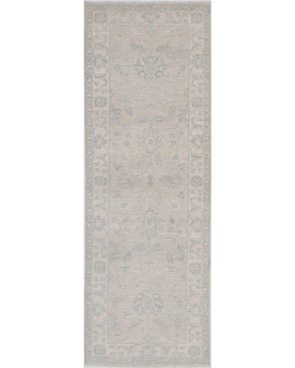 Serenity 2' 6" X 8' 2" Hand Knotted Wool Rug 2' 6" X 8' 2" (76 X 249) / Brown / Wool