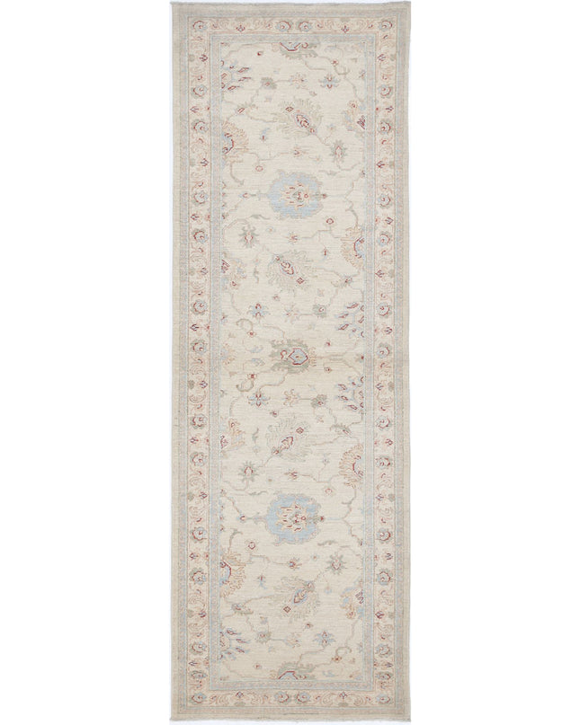 Serenity 2' 8" X 8' 5" Hand Knotted Wool Rug 2' 8" X 8' 5" (81 X 257) / Ivory / Wool