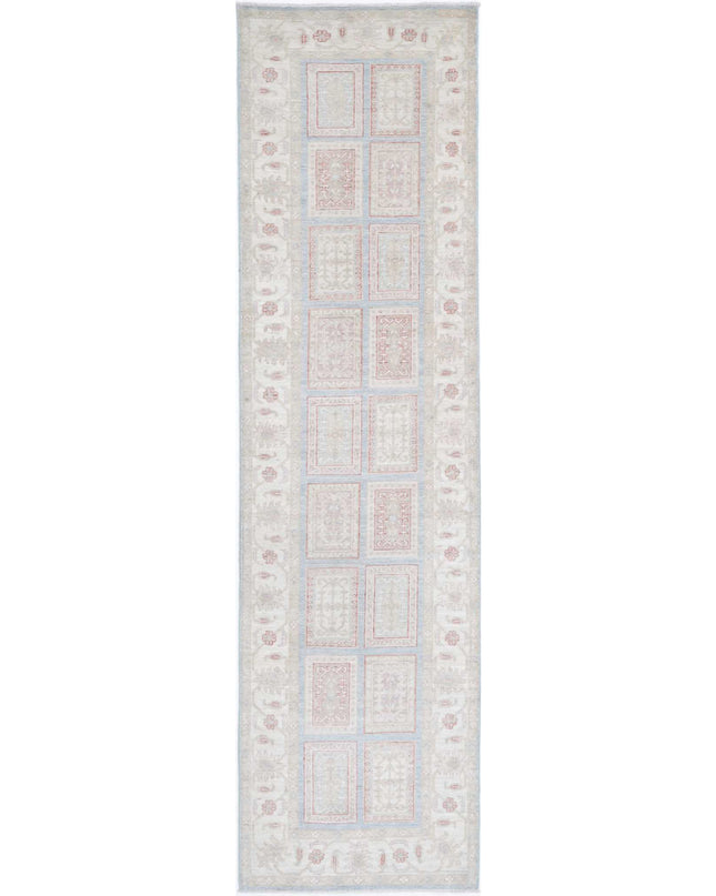 Serenity 2' 7" X 10' 6" Hand Knotted Wool Rug 2' 7" X 10' 6" (79 X 320) / Blue / Wool