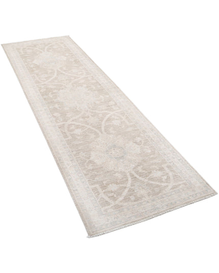 Serenity 2' 8" X 8' 5" Hand Knotted Wool Rug 2' 8" X 8' 5" (81 X 257) / Brown / Wool