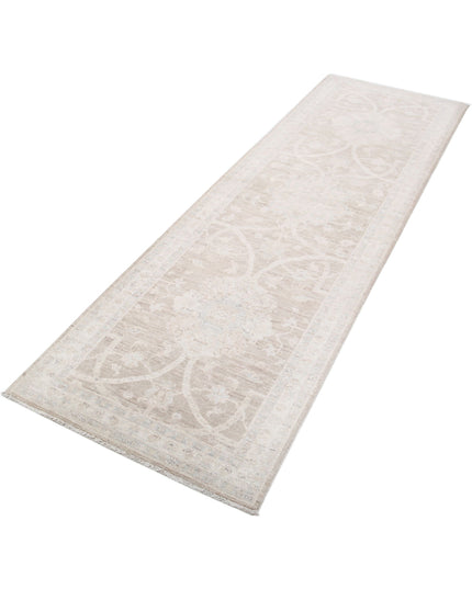 Serenity 2' 8" X 8' 5" Hand Knotted Wool Rug 2' 8" X 8' 5" (81 X 257) / Brown / Wool