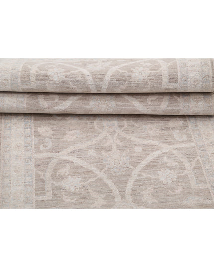 Serenity 2' 8" X 8' 5" Hand Knotted Wool Rug 2' 8" X 8' 5" (81 X 257) / Brown / Wool