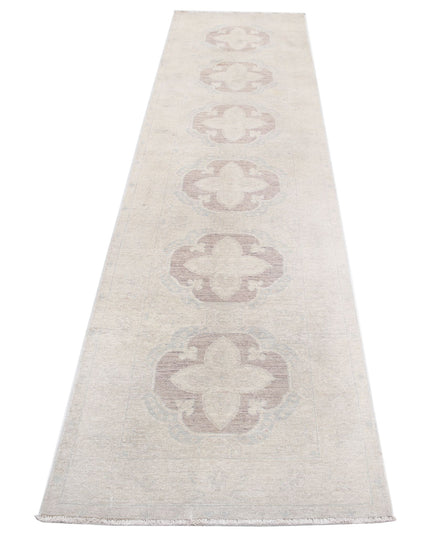 Serenity 2' 6" X 10' 0" Hand Knotted Wool Rug 2' 6" X 10' 0" (76 X 305) / Brown / Wool