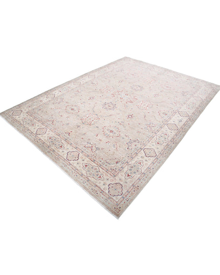 Serenity 6' 9" X 9' 0" Hand Knotted Wool Rug 6' 9" X 9' 0" (206 X 274) / Brown / Wool