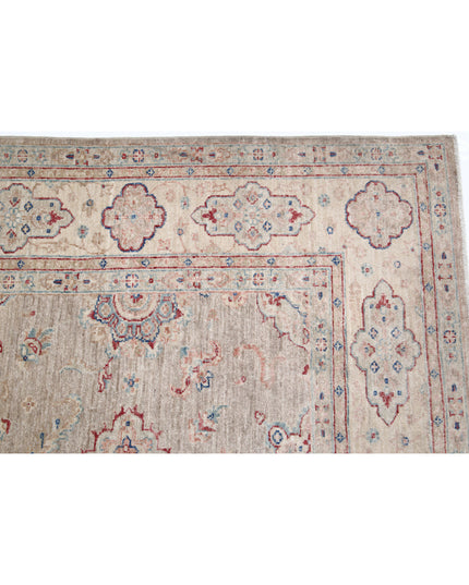 Serenity 6' 9" X 9' 0" Hand Knotted Wool Rug 6' 9" X 9' 0" (206 X 274) / Brown / Wool