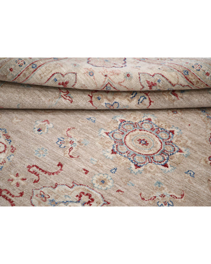 Serenity 6' 9" X 9' 0" Hand Knotted Wool Rug 6' 9" X 9' 0" (206 X 274) / Brown / Wool