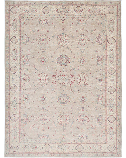 Serenity 6' 9" X 9' 0" Hand Knotted Wool Rug 6' 9" X 9' 0" (206 X 274) / Brown / Wool