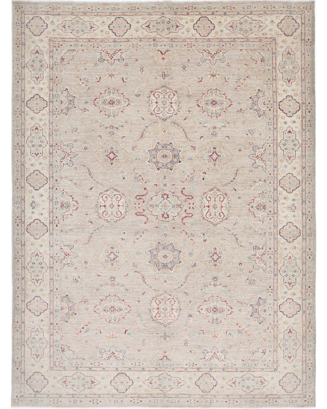 Serenity 6' 9" X 9' 0" Hand Knotted Wool Rug 6' 9" X 9' 0" (206 X 274) / Brown / Wool