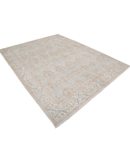 Serenity 7' 7" X 9' 5" Hand Knotted Wool Rug 7' 7" X 9' 5" (231 X 287) / Blue / Wool