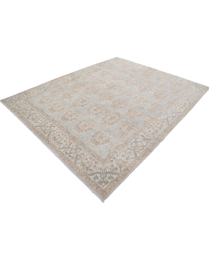 Serenity 7' 7" X 9' 5" Hand Knotted Wool Rug 7' 7" X 9' 5" (231 X 287) / Blue / Wool