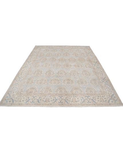 Serenity 7' 7" X 9' 5" Hand Knotted Wool Rug 7' 7" X 9' 5" (231 X 287) / Blue / Wool