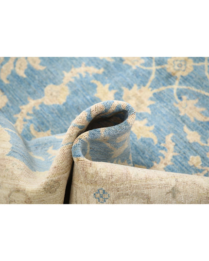 Serenity 5' 7" X 7' 11" Hand Knotted Wool Rug 5' 7" X 7' 11" (170 X 241) / Blue / Wool