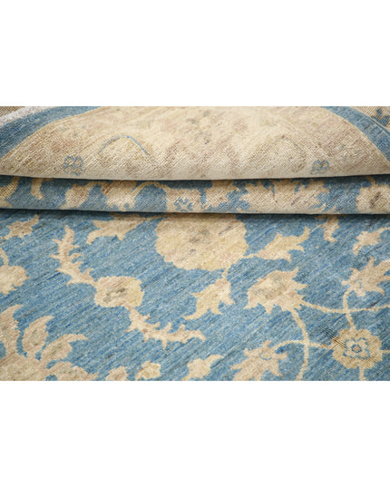 Serenity 5' 7" X 7' 11" Hand Knotted Wool Rug 5' 7" X 7' 11" (170 X 241) / Blue / Wool