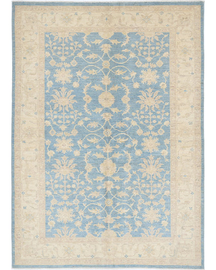 Serenity 5' 7" X 7' 11" Hand Knotted Wool Rug 5' 7" X 7' 11" (170 X 241) / Blue / Wool