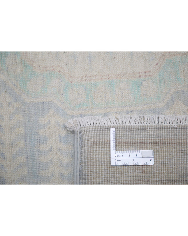 Serenity 6' 0" X 8' 6" Hand Knotted Wool Rug 6' 0" X 8' 6" (183 X 259) / Blue / Wool