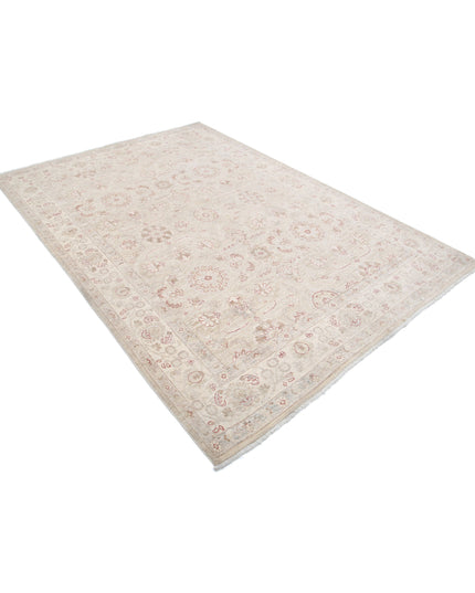 Serenity 5' 11" X 8' 3" Hand Knotted Wool Rug 5' 11" X 8' 3" (180 X 251) / Grey / Wool