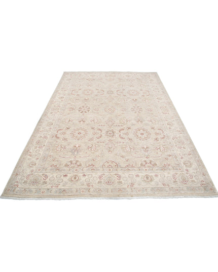 Serenity 5' 11" X 8' 3" Hand Knotted Wool Rug 5' 11" X 8' 3" (180 X 251) / Grey / Wool