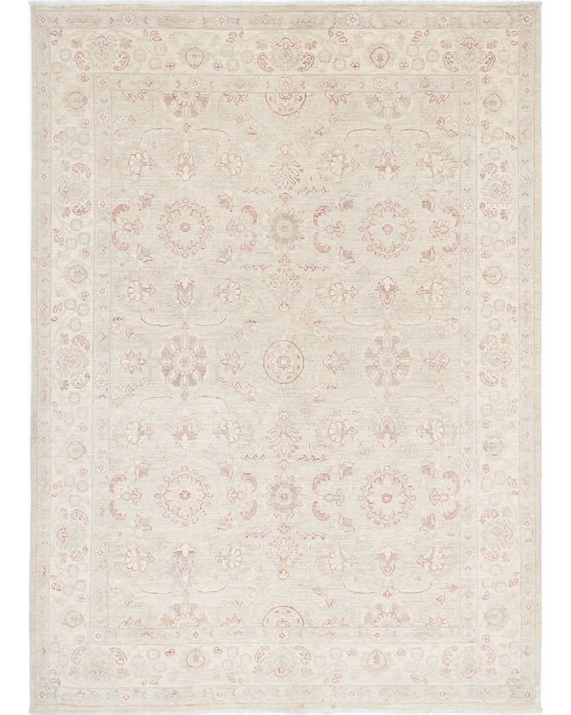 Serenity 5' 11" X 8' 3" Hand Knotted Wool Rug 5' 11" X 8' 3" (180 X 251) / Grey / Wool