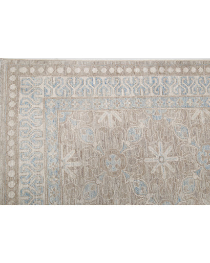 Serenity 5' 7" X 8' 5" Hand Knotted Wool Rug 5' 7" X 8' 5" (170 X 257) / Taupe / Wool