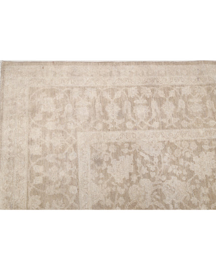 Serenity 9' 10" X 12' 10" Hand Knotted Wool Rug 9' 10" X 12' 10" (300 X 391) / Brown / Wool