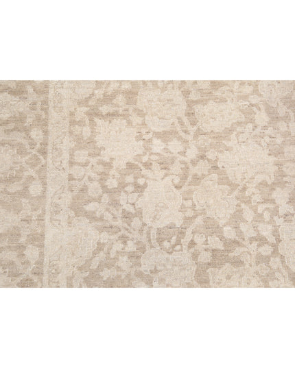 Serenity 9' 10" X 12' 10" Hand Knotted Wool Rug 9' 10" X 12' 10" (300 X 391) / Brown / Wool