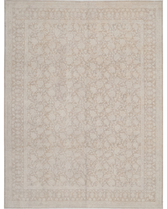 Serenity 9' 10" X 12' 10" Hand Knotted Wool Rug 9' 10" X 12' 10" (300 X 391) / Brown / Wool