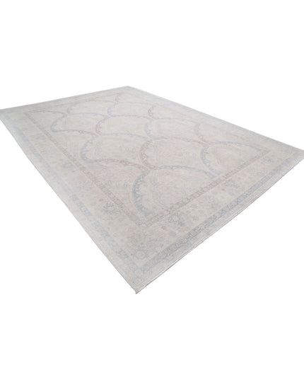 Serenity 9' 9" X 13' 8" Hand Knotted Wool Rug 9' 9" X 13' 8" (297 X 417) / Ivory / Wool