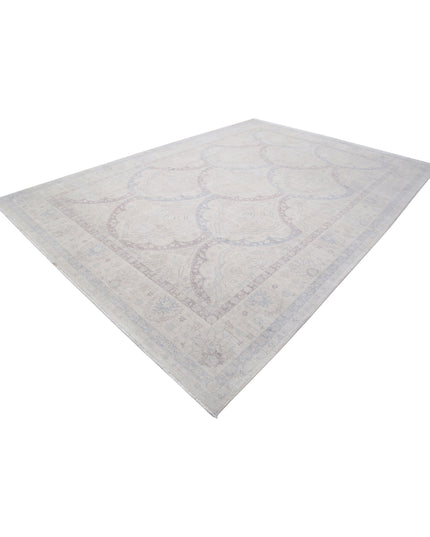 Serenity 9' 9" X 13' 8" Hand Knotted Wool Rug 9' 9" X 13' 8" (297 X 417) / Ivory / Wool
