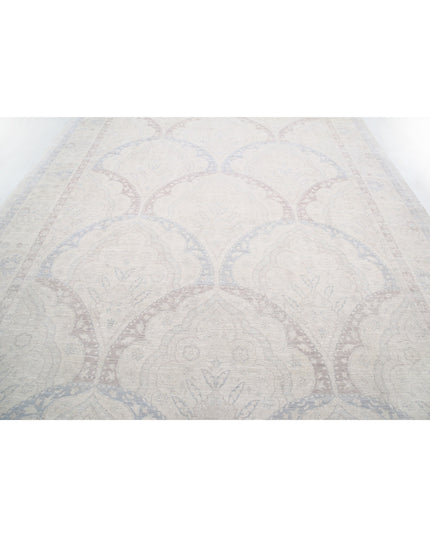 Serenity 9' 9" X 13' 8" Hand Knotted Wool Rug 9' 9" X 13' 8" (297 X 417) / Ivory / Wool