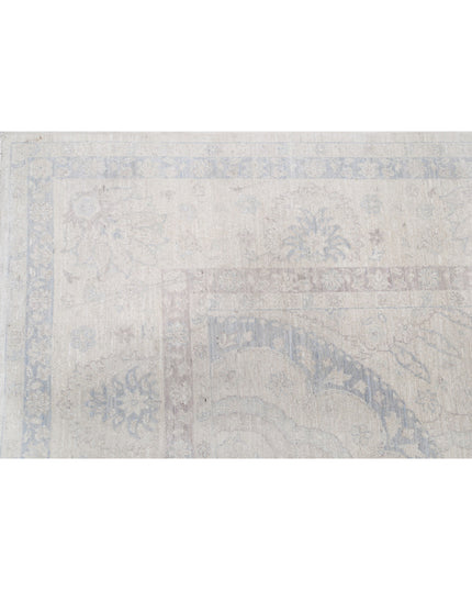 Serenity 9' 9" X 13' 8" Hand Knotted Wool Rug 9' 9" X 13' 8" (297 X 417) / Ivory / Wool