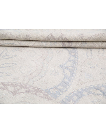 Serenity 9' 9" X 13' 8" Hand Knotted Wool Rug 9' 9" X 13' 8" (297 X 417) / Ivory / Wool