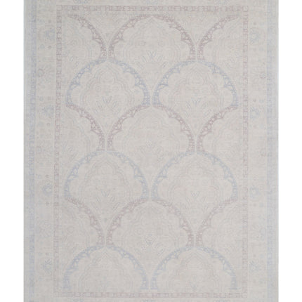 Serenity 9' 9" X 13' 8" Hand Knotted Wool Rug 9' 9" X 13' 8" (297 X 417) / Ivory / Wool