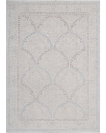 Serenity 9' 9" X 13' 8" Hand Knotted Wool Rug 9' 9" X 13' 8" (297 X 417) / Ivory / Wool