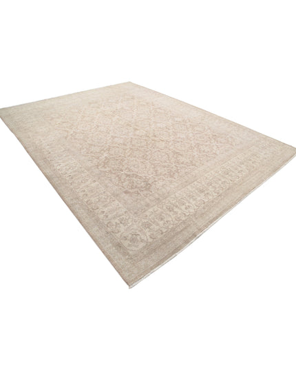 Serenity 8' 8" X 11' 7" Hand Knotted Wool Rug 8' 8" X 11' 7" (264 X 353) / Brown / Wool