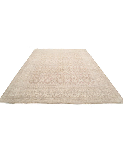 Serenity 8' 8" X 11' 7" Hand Knotted Wool Rug 8' 8" X 11' 7" (264 X 353) / Brown / Wool