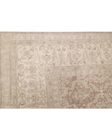 Serenity 8' 8" X 11' 7" Hand Knotted Wool Rug 8' 8" X 11' 7" (264 X 353) / Brown / Wool