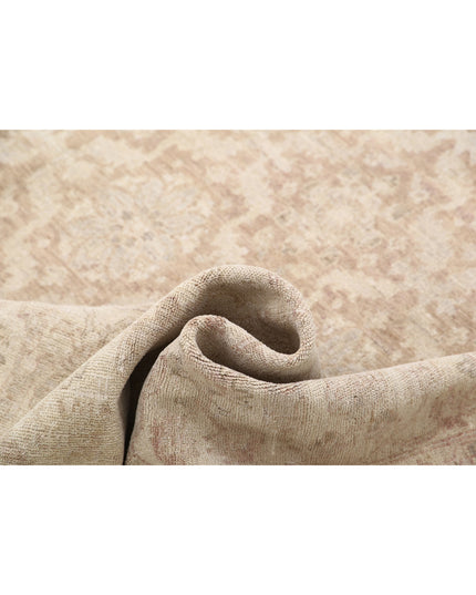 Serenity 8' 8" X 11' 7" Hand Knotted Wool Rug 8' 8" X 11' 7" (264 X 353) / Brown / Wool