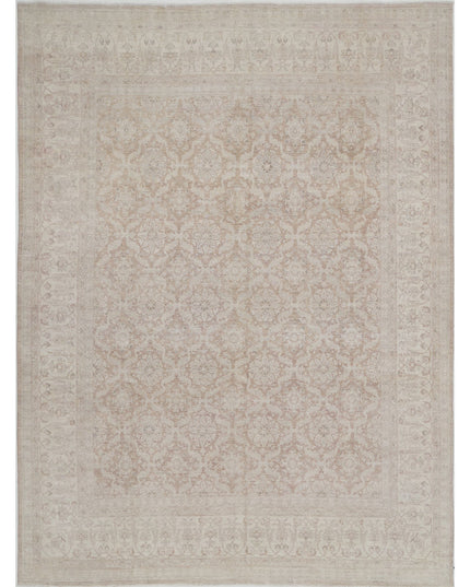 Serenity 8' 8" X 11' 7" Hand Knotted Wool Rug 8' 8" X 11' 7" (264 X 353) / Brown / Wool