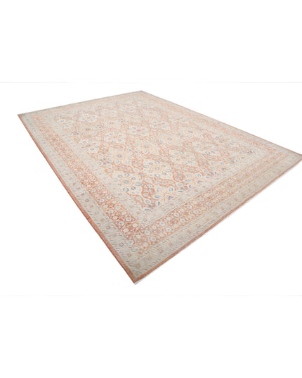 Serenity 9' 1" X 12' 4" Hand Knotted Wool Rug 9' 1" X 12' 4" (277 X 376) / Rust / Wool