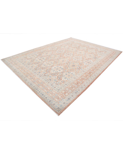 Serenity 9' 1" X 12' 4" Hand Knotted Wool Rug 9' 1" X 12' 4" (277 X 376) / Rust / Wool