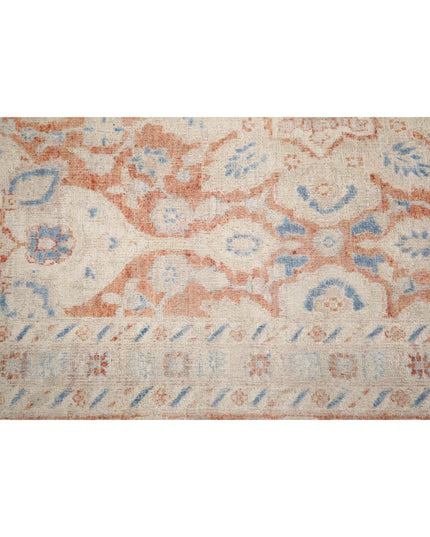 Serenity 9' 1" X 12' 4" Hand Knotted Wool Rug 9' 1" X 12' 4" (277 X 376) / Rust / Wool