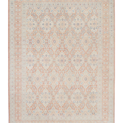 Serenity 9' 1" X 12' 4" Hand Knotted Wool Rug 9' 1" X 12' 4" (277 X 376) / Rust / Wool