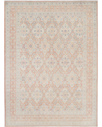 Serenity 9' 1" X 12' 4" Hand Knotted Wool Rug 9' 1" X 12' 4" (277 X 376) / Rust / Wool