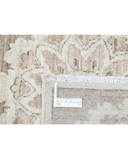 Serenity 8' 11" X 10' 6" Hand Knotted Wool Rug 8' 11" X 10' 6" (272 X 320) / Brown / Wool