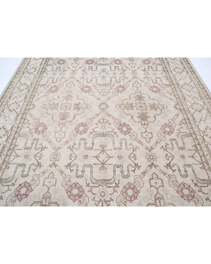 Serenity 8' 0" X 10' 9" Hand Knotted Wool Rug 8' 0" X 10' 9" (244 X 328) / Ivory / Wool