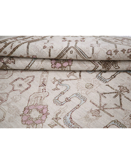 Serenity 8' 0" X 10' 9" Hand Knotted Wool Rug 8' 0" X 10' 9" (244 X 328) / Ivory / Wool